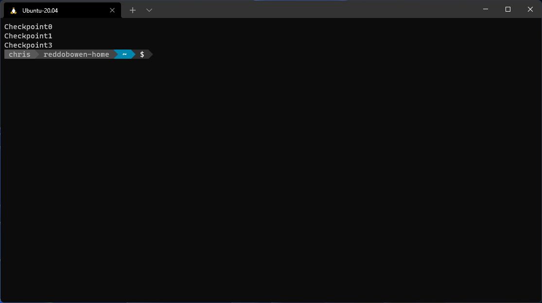 After shutting down the WSL environment, relaunching the Windows Terminal gives the expected results