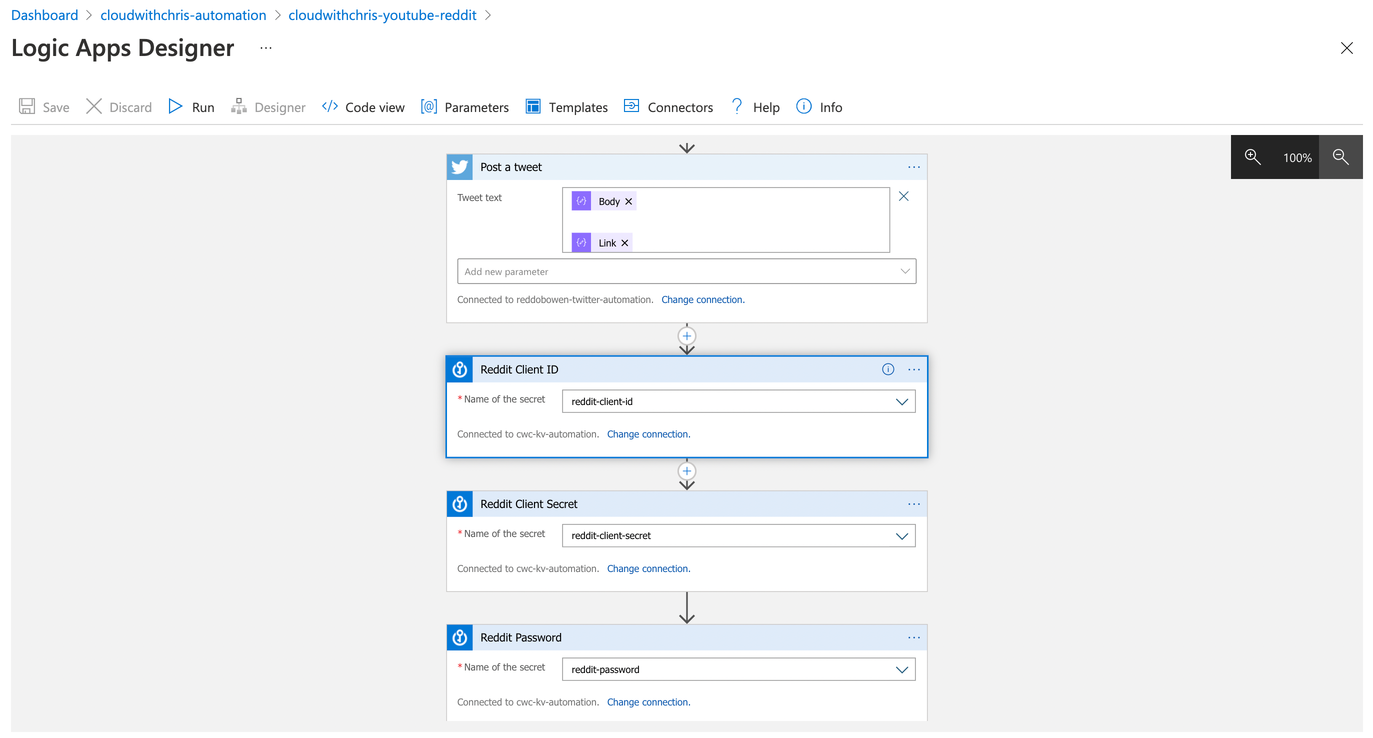 Part 3 of the Cloud with Chris publishing workflow