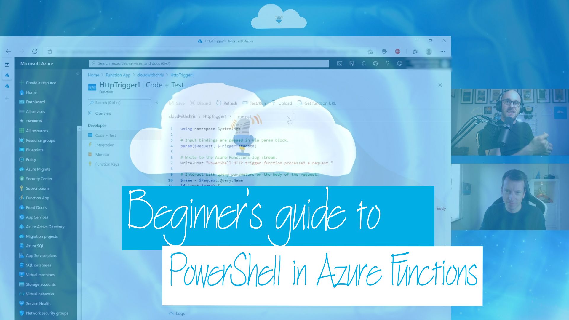 Cloud Drops - Beginners guide to PowerShell in Azure Functions