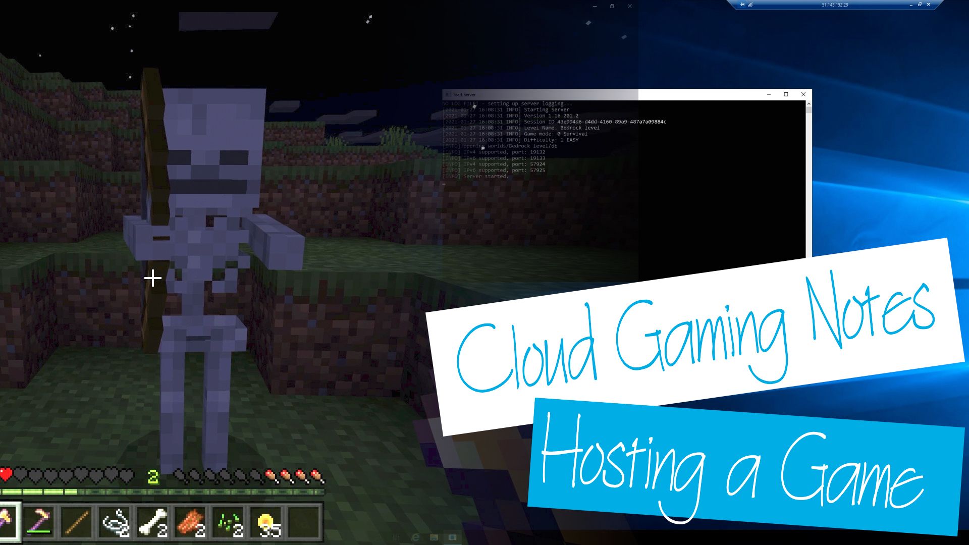CGN1 - Cloud Gaming Notes Episode 1 - Hosting a Game Server