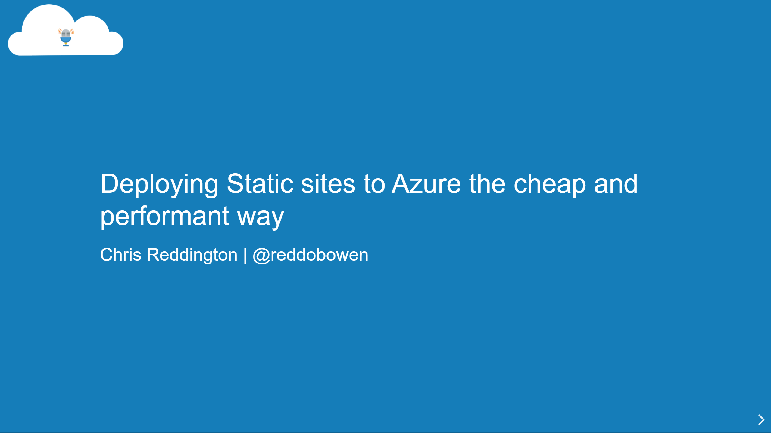 Deploying Static Sites to Azure the cheap and performant way