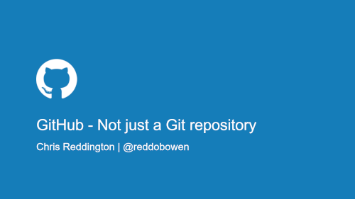 GitHub - Not just a Git repository